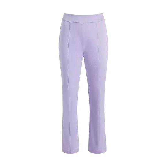 Hill House Lavender Claire Kick Crop Pants M | Modern Work-to-Weekend NWT - Picture 4 of 12